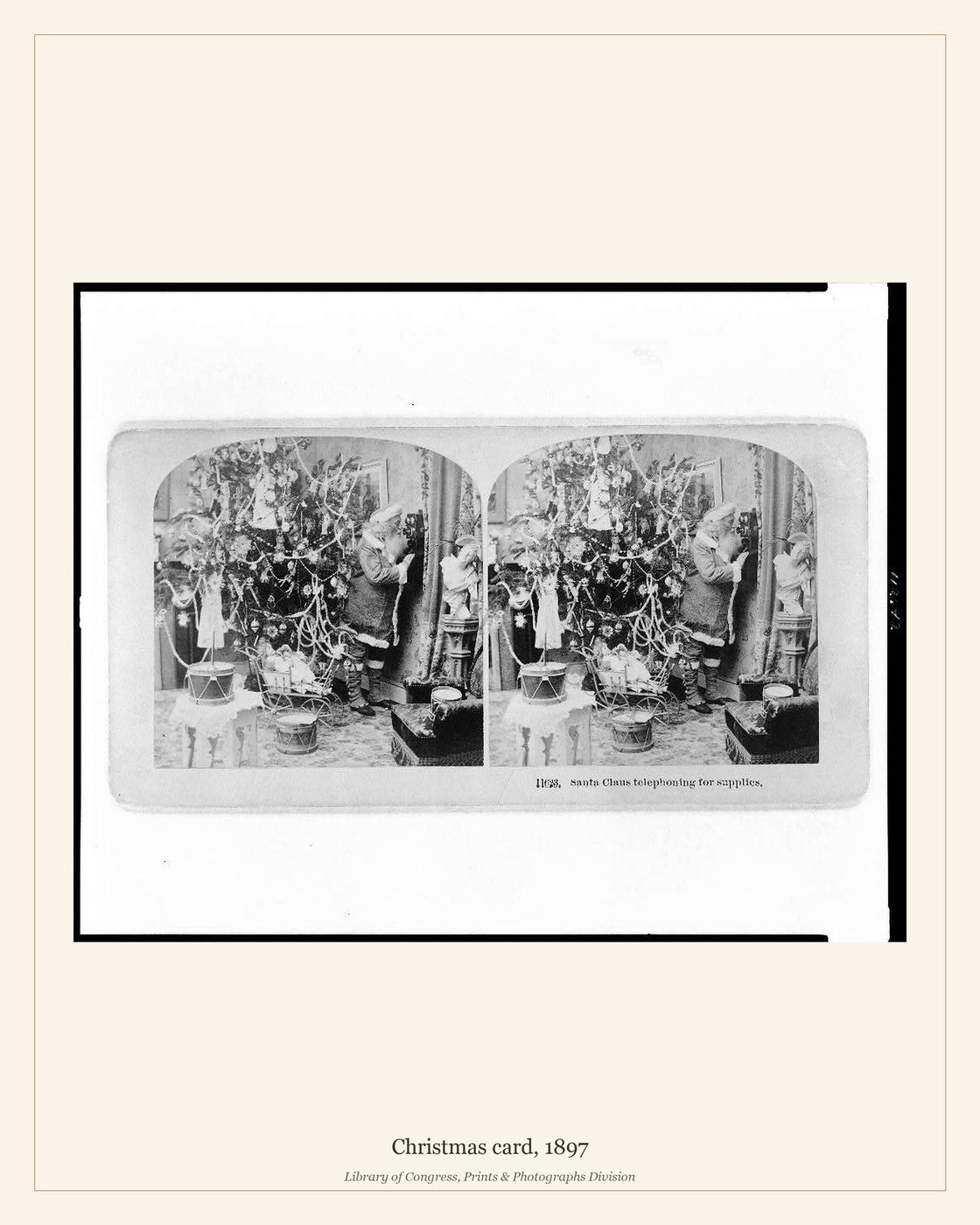 Christmas card, 1897 — watermarked preview