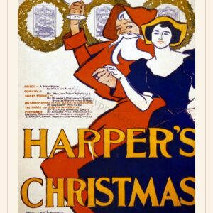Christmas card, 1897 — watermarked preview