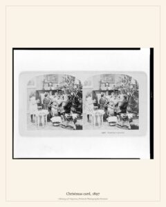 Christmas card, 1897
