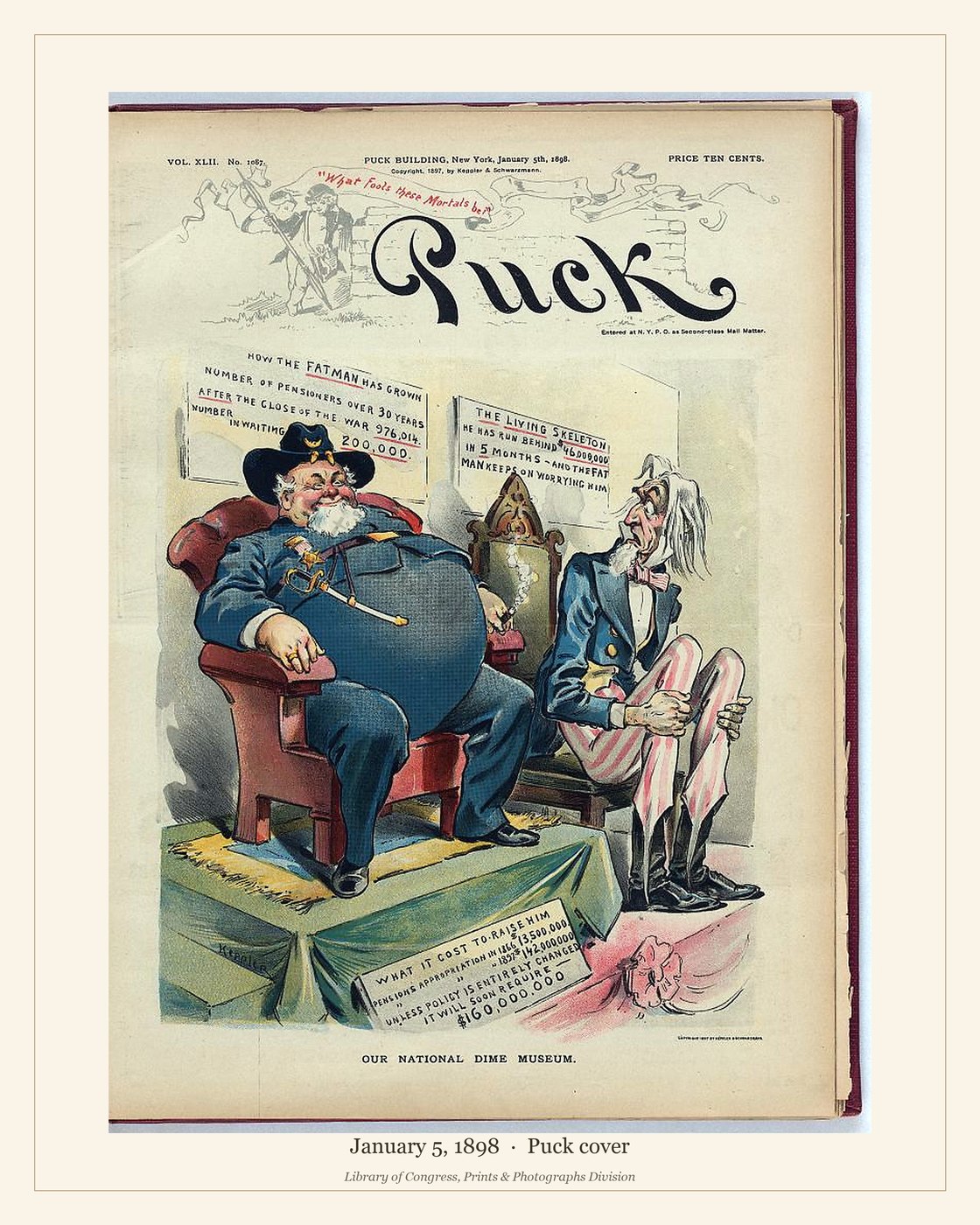 Puck cover — January 5, 1898 — watermarked preview