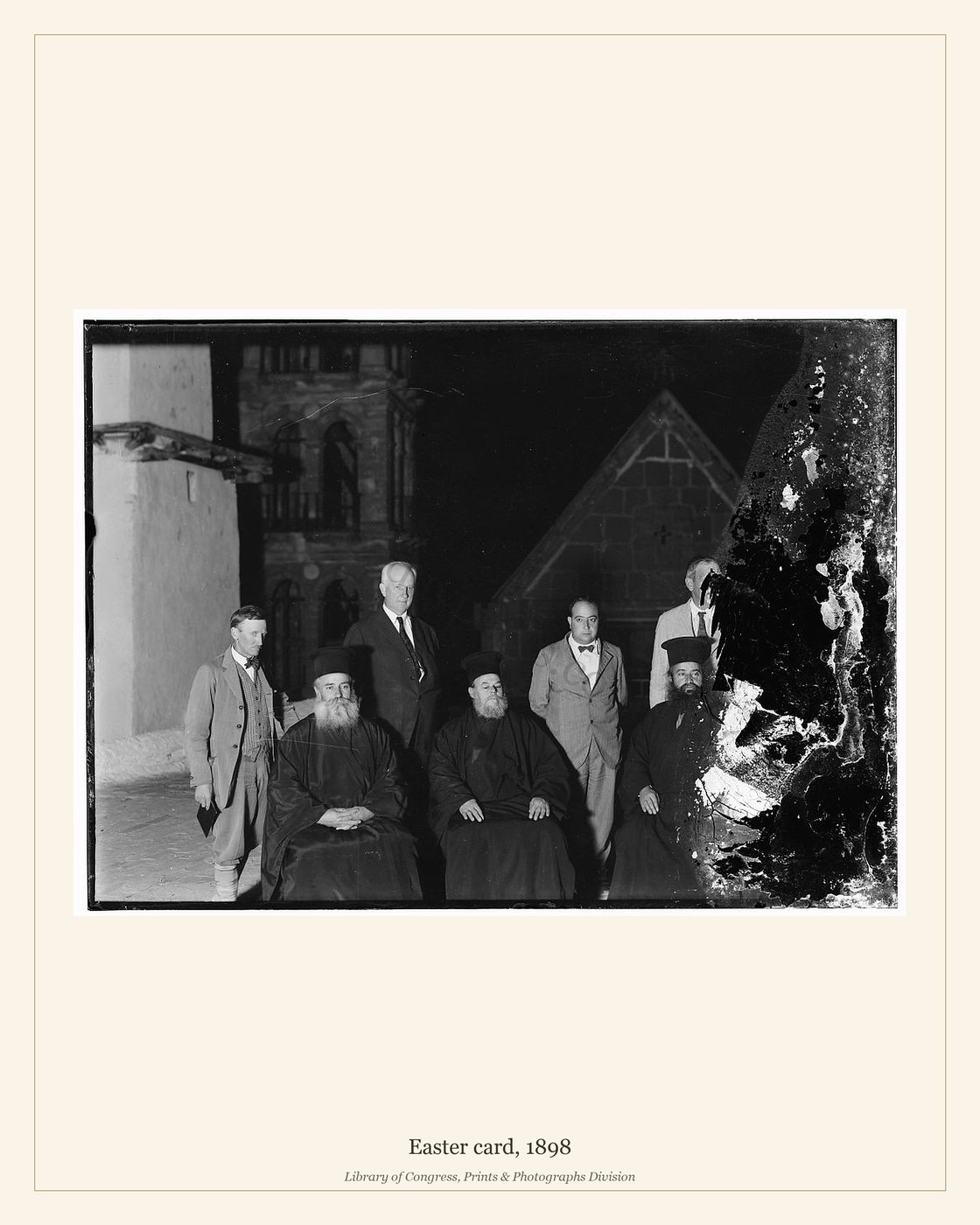 Easter card, 1898 — watermarked preview