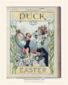 Easter bonnet illustration, 1898