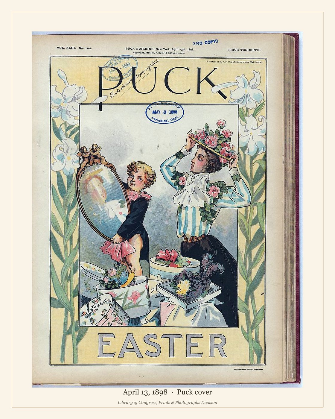 Puck cover — April 13, 1898 — watermarked preview
