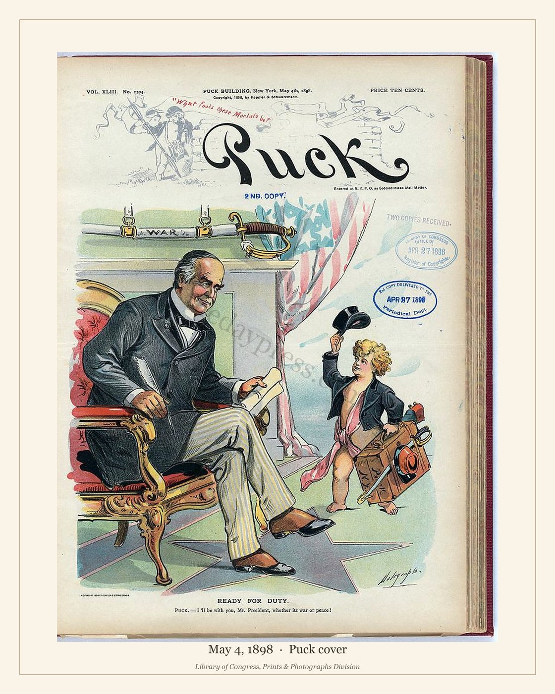 Puck cover — May 4, 1898 — watermarked preview