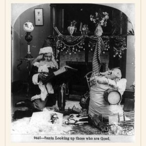 Christmas card, 1898 — watermarked preview
