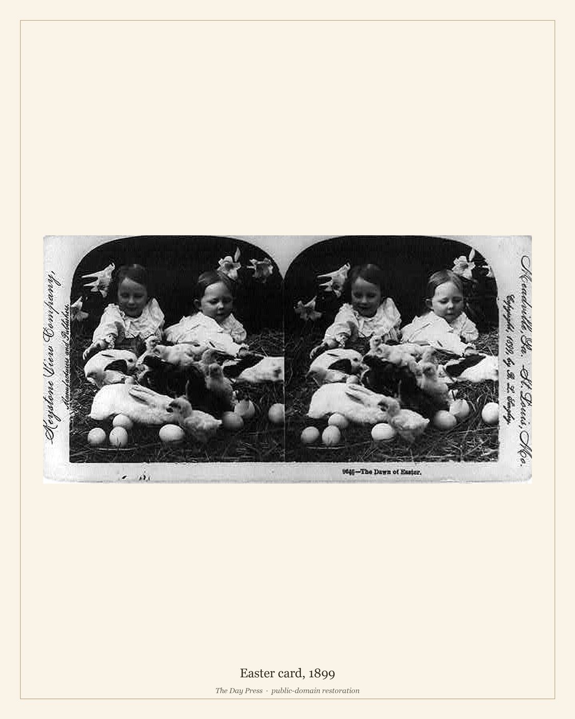 Easter card, 1899