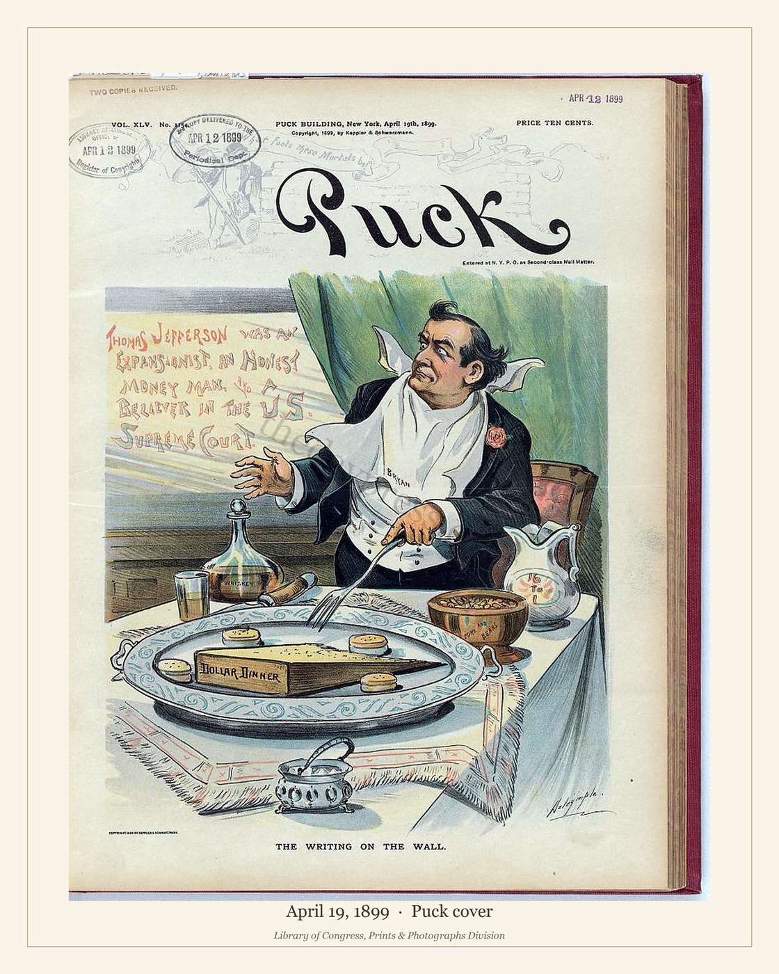 Puck cover — April 19, 1899 — watermarked preview