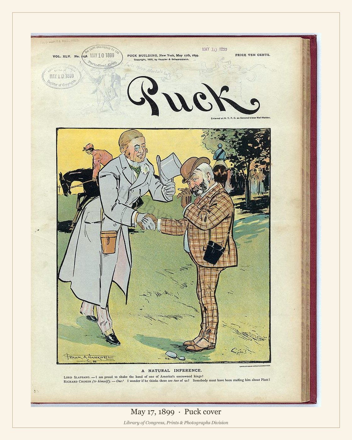 Puck cover — May 17, 1899 — watermarked preview