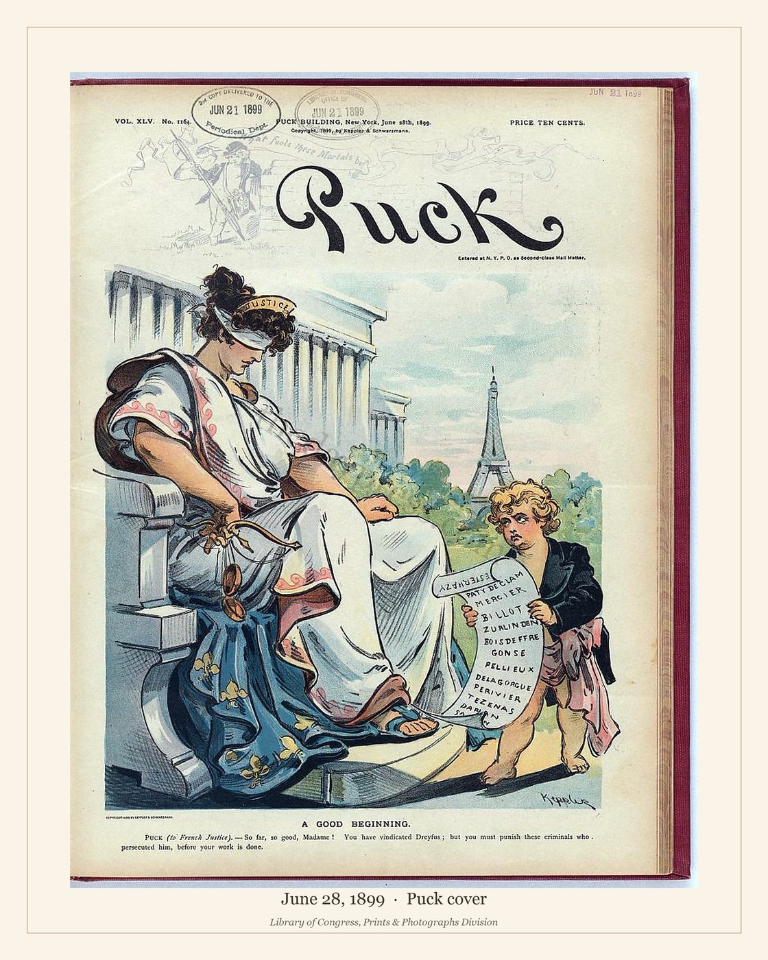 Puck cover — June 28, 1899 — watermarked preview