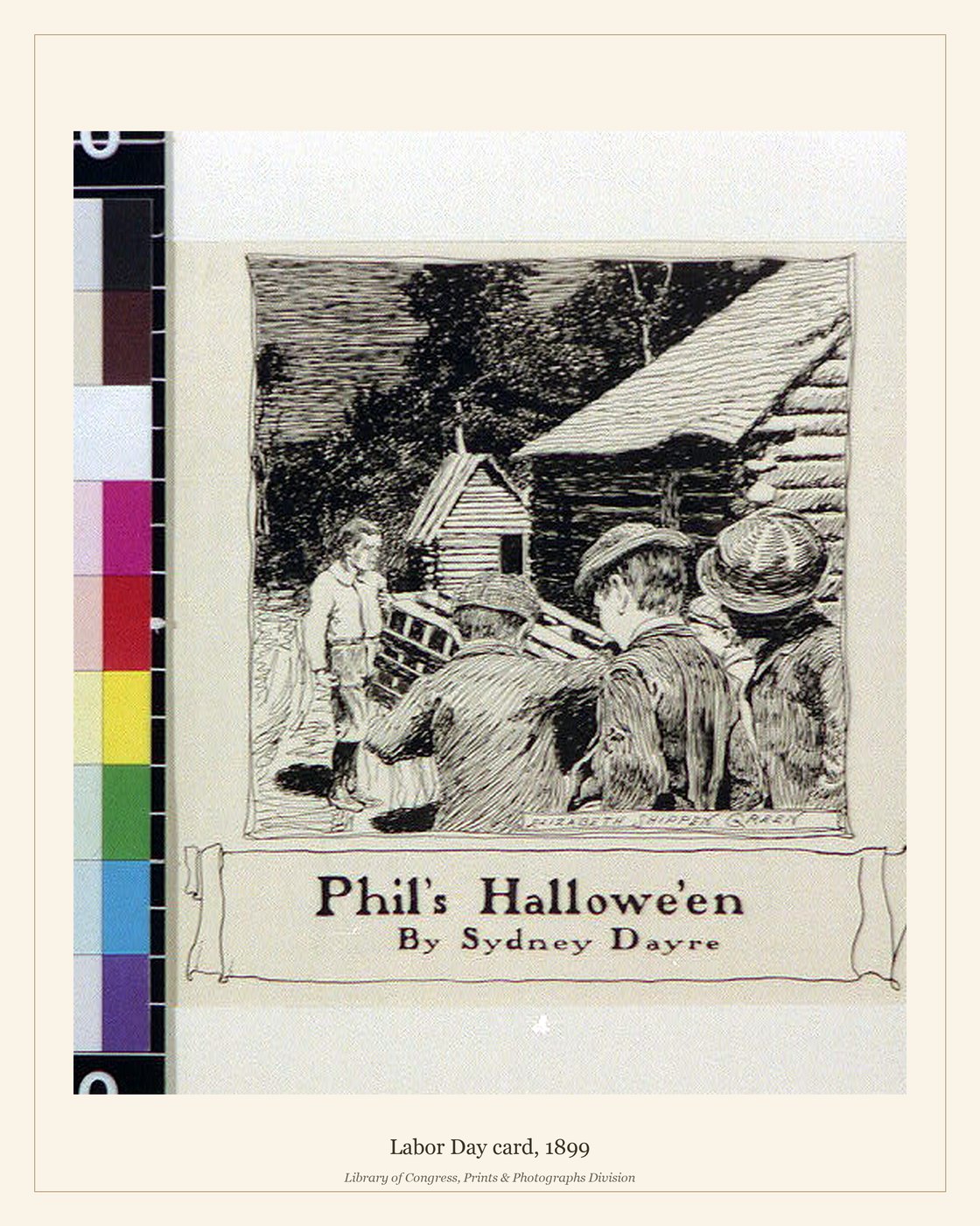 Labor Day card, 1899 — watermarked preview
