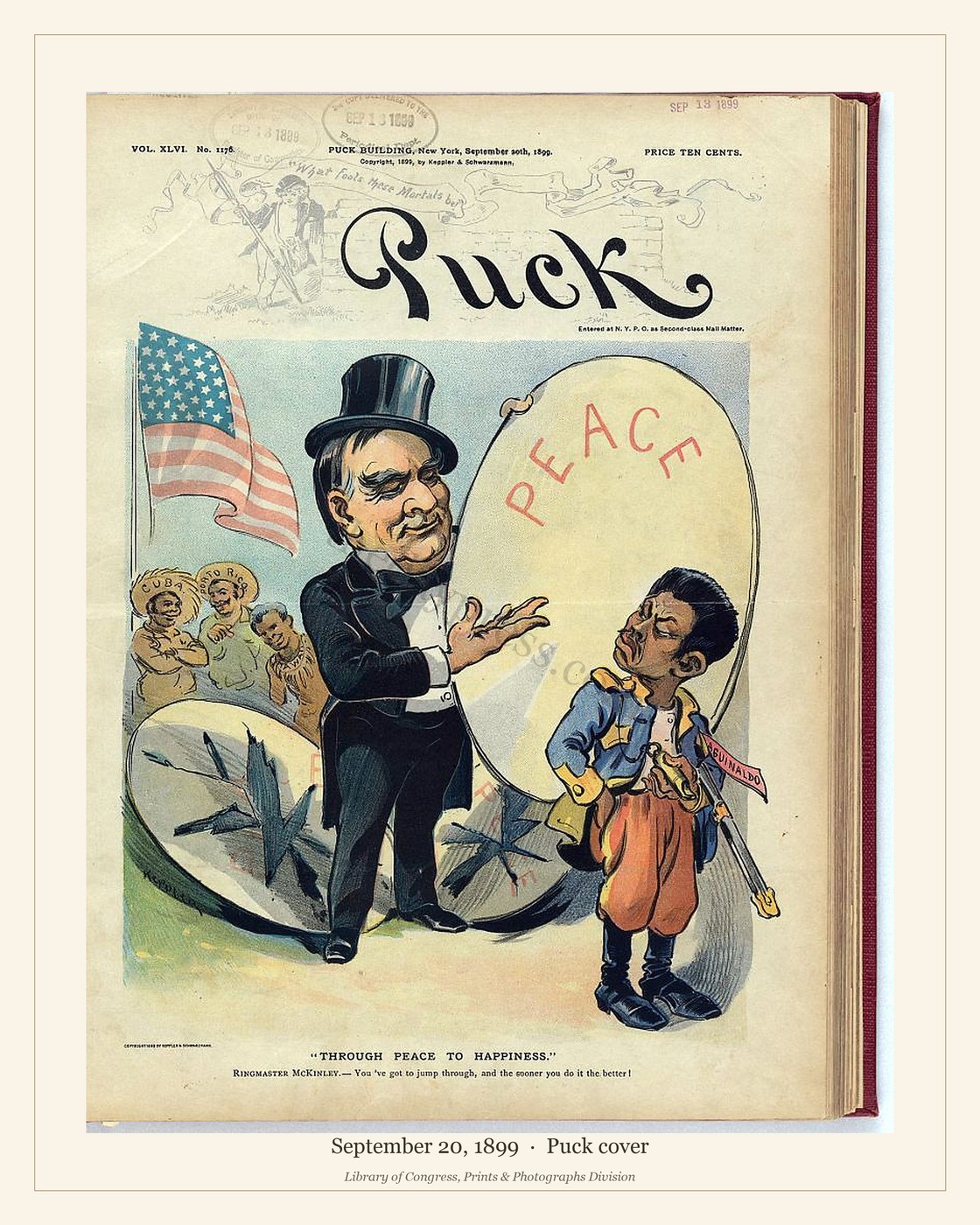 Puck cover — September 20, 1899 — watermarked preview
