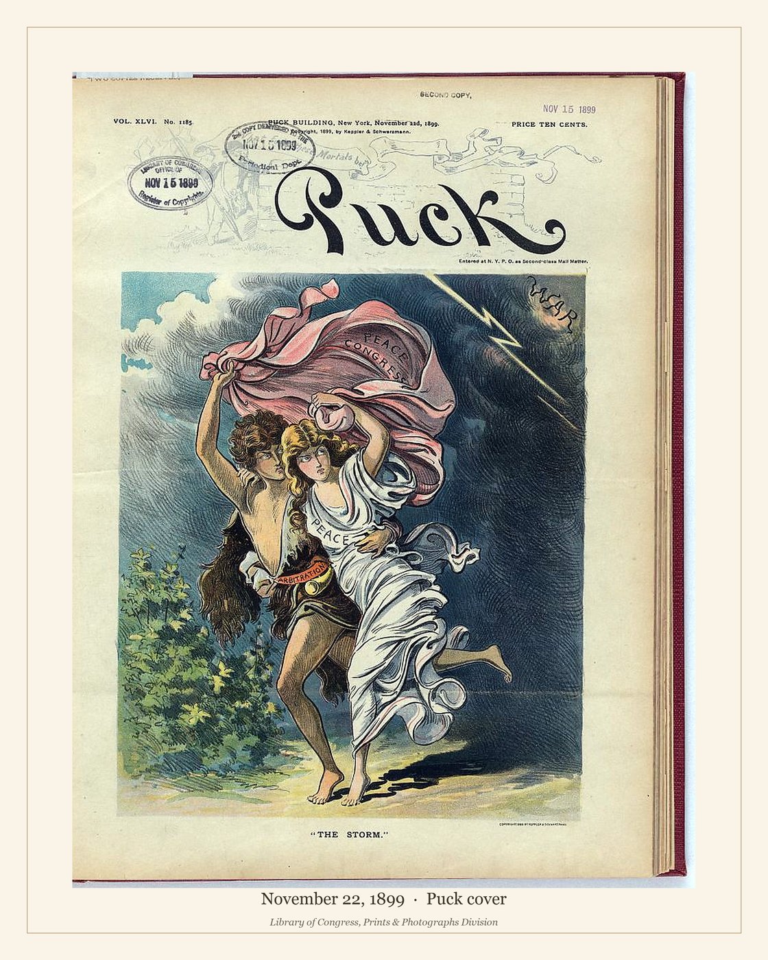 Puck cover — November 22, 1899 — watermarked preview