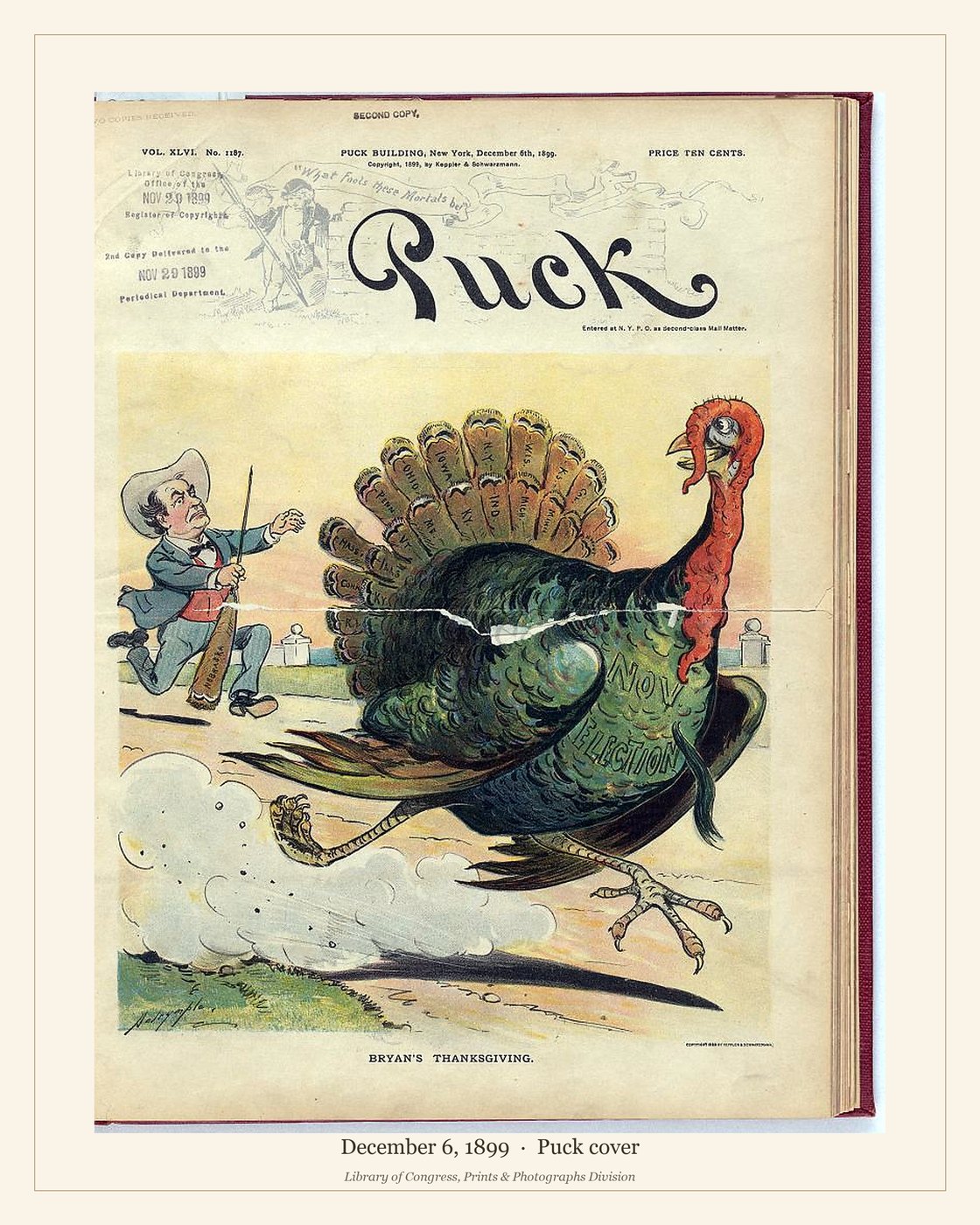 Puck cover — December 6, 1899 — watermarked preview