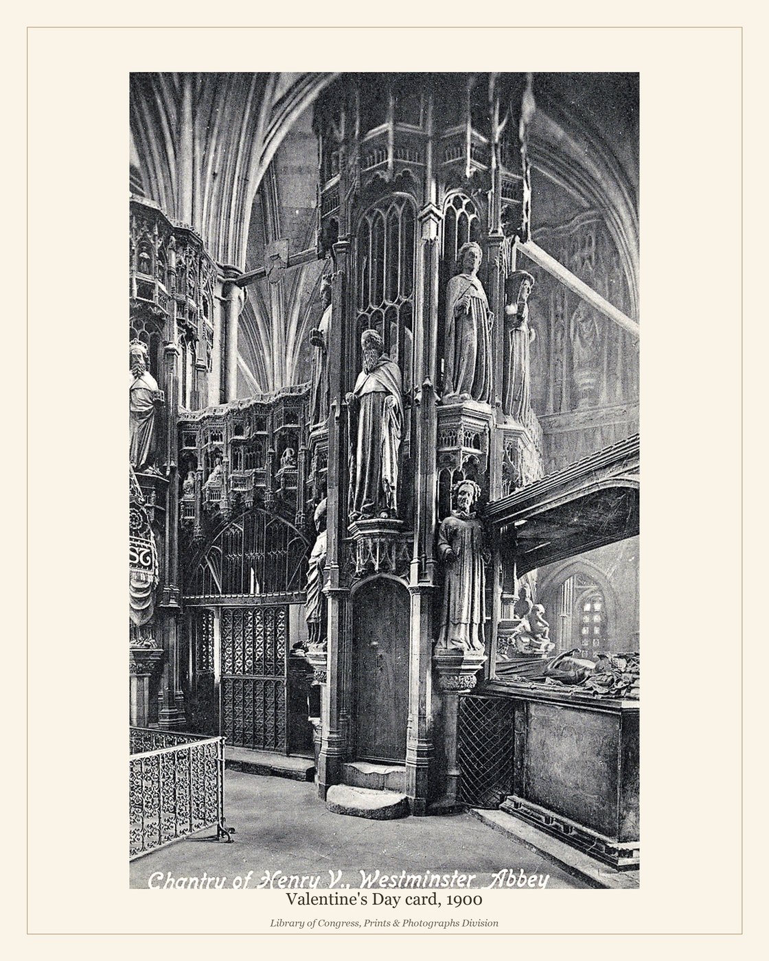 Valentine's Day card, 1900 — watermarked preview