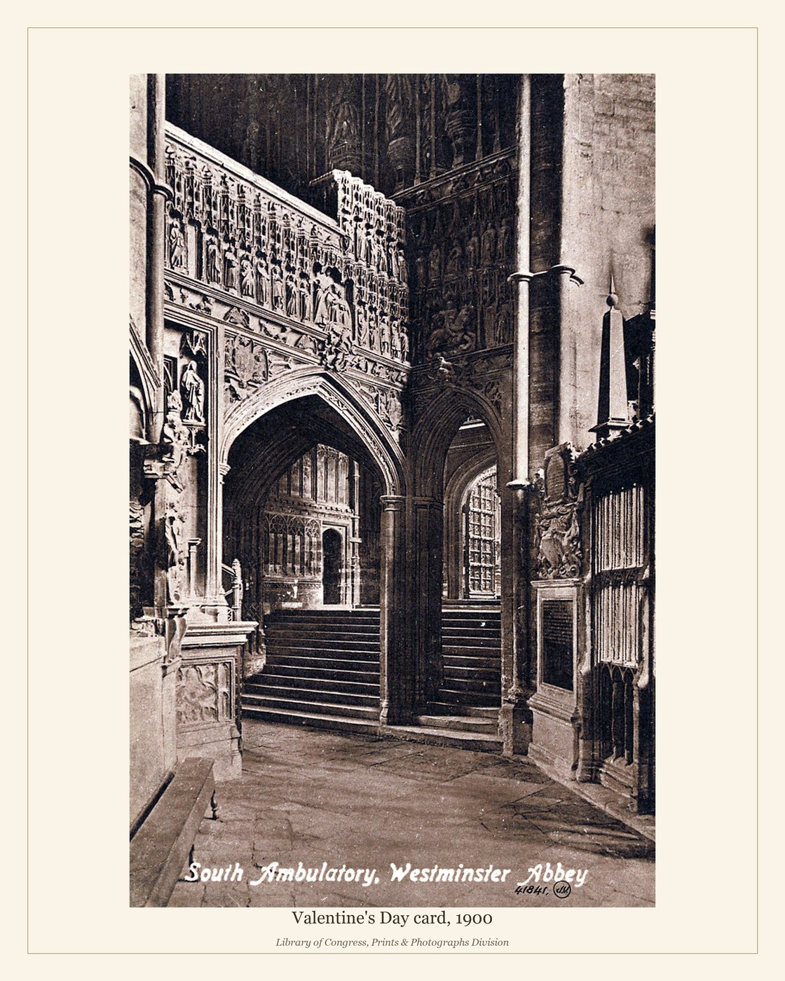 Valentine's Day card, 1900 — watermarked preview