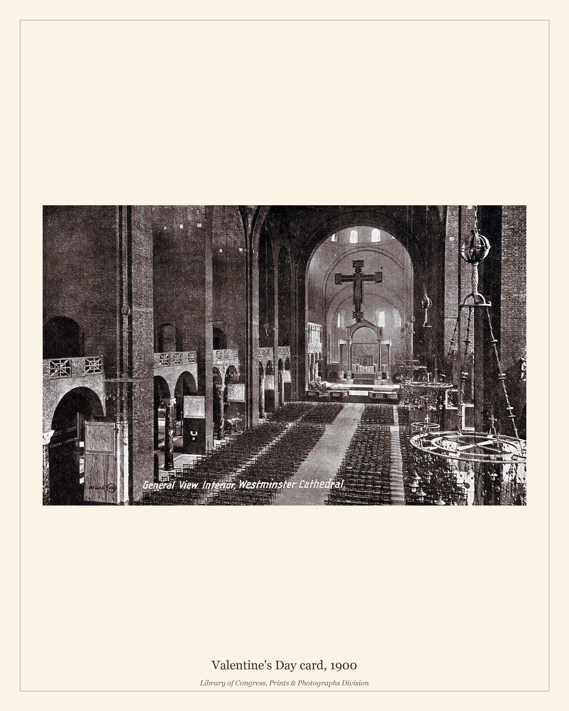 Valentine's Day card, 1900 — watermarked preview