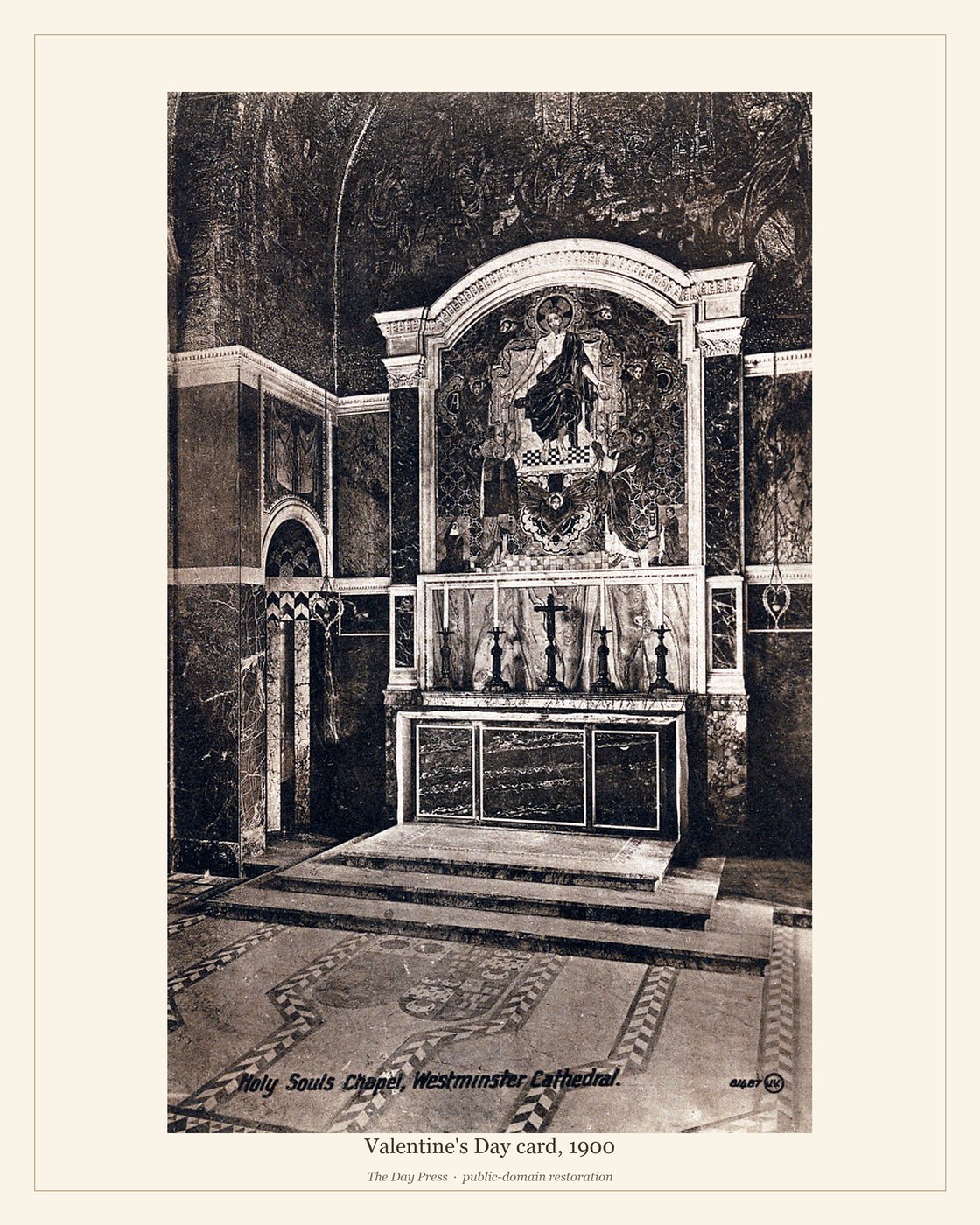Valentine's Day card, 1900