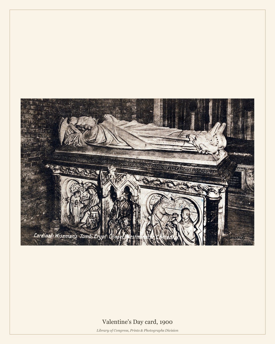 Valentine's Day card, 1900 — watermarked preview