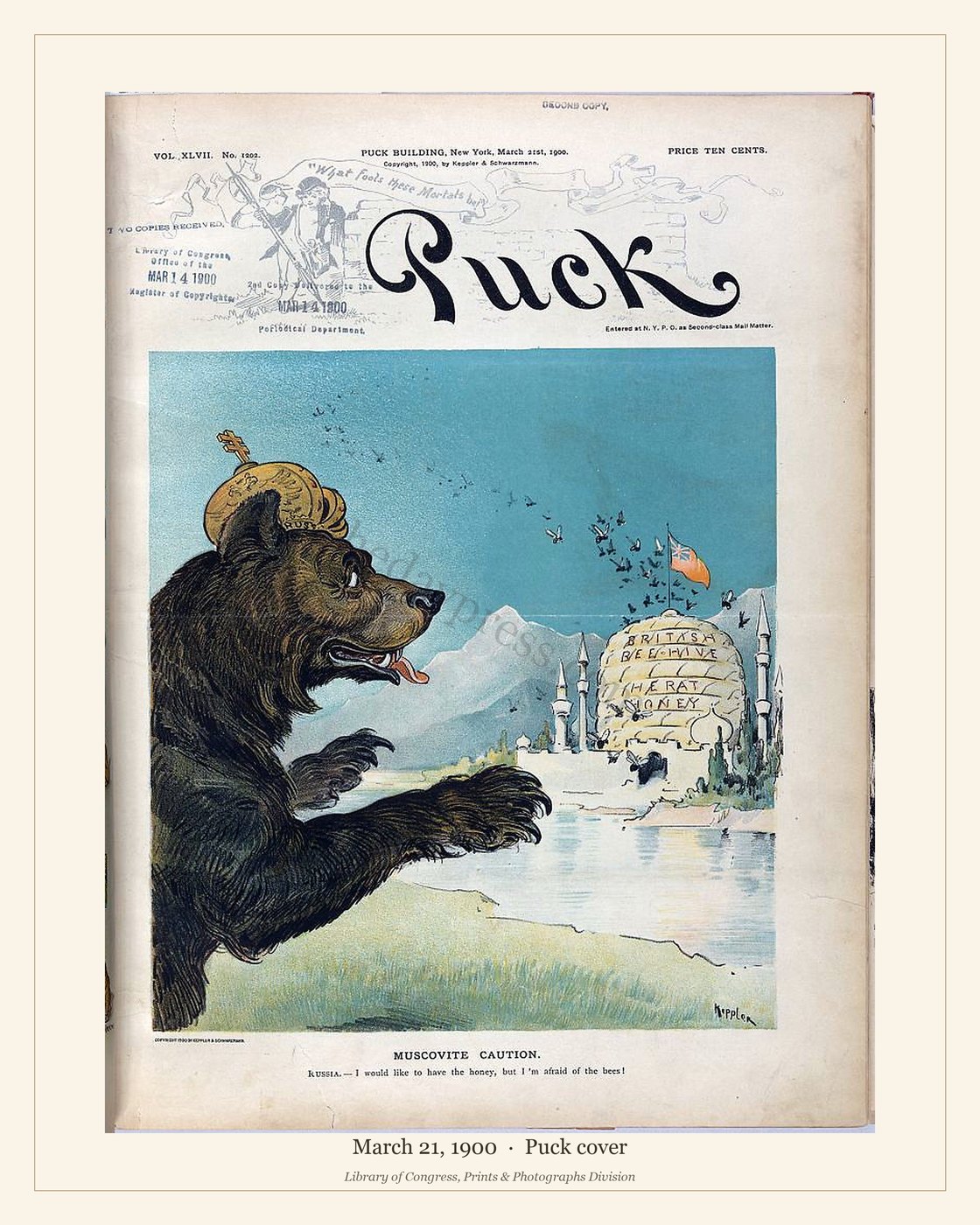 Puck cover — March 21, 1900 — watermarked preview
