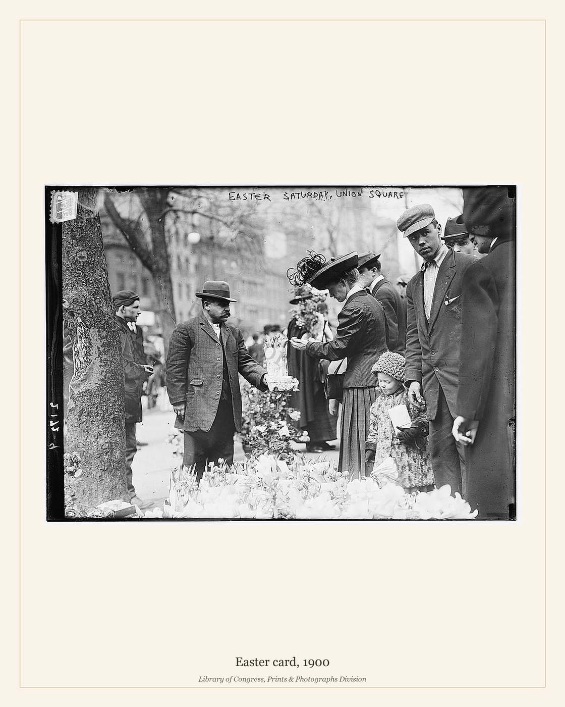Easter card, 1900 — watermarked preview