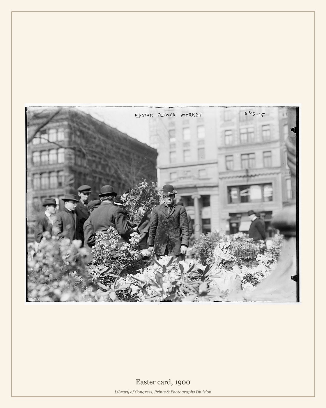 Easter card, 1900 — watermarked preview