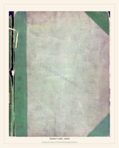 Easter card, 1900