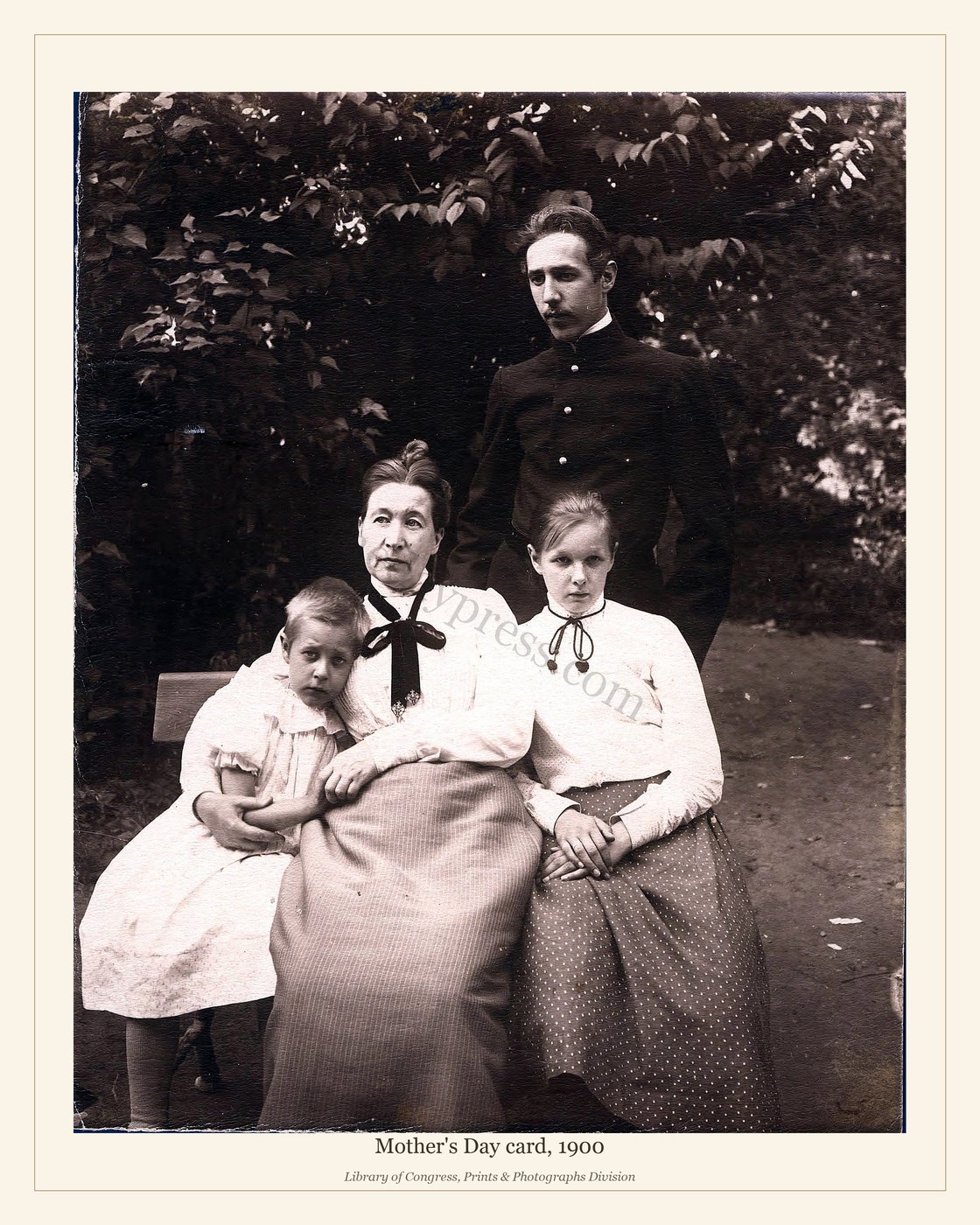 Mother's Day card, 1900 — watermarked preview
