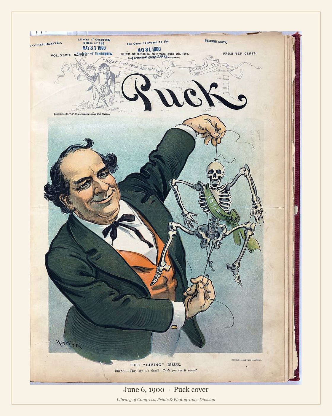 Puck cover — June 6, 1900 — watermarked preview