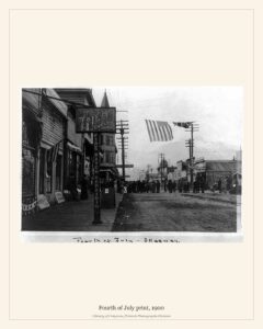 Fourth of July print, 1900