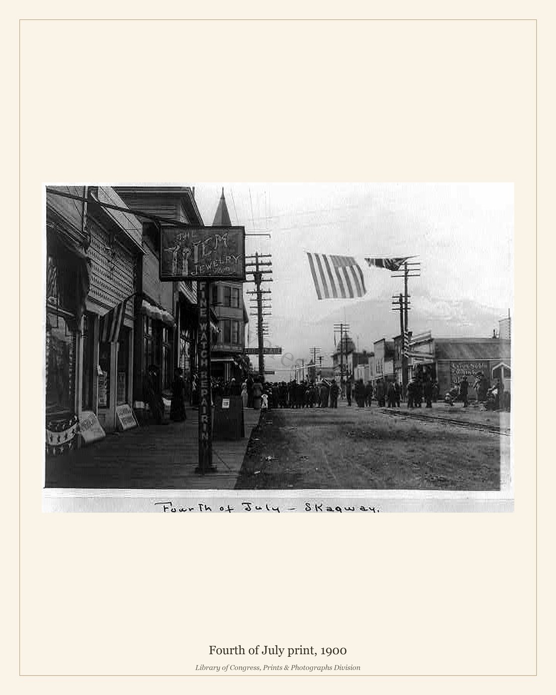 Fourth of July print, 1900 — watermarked preview
