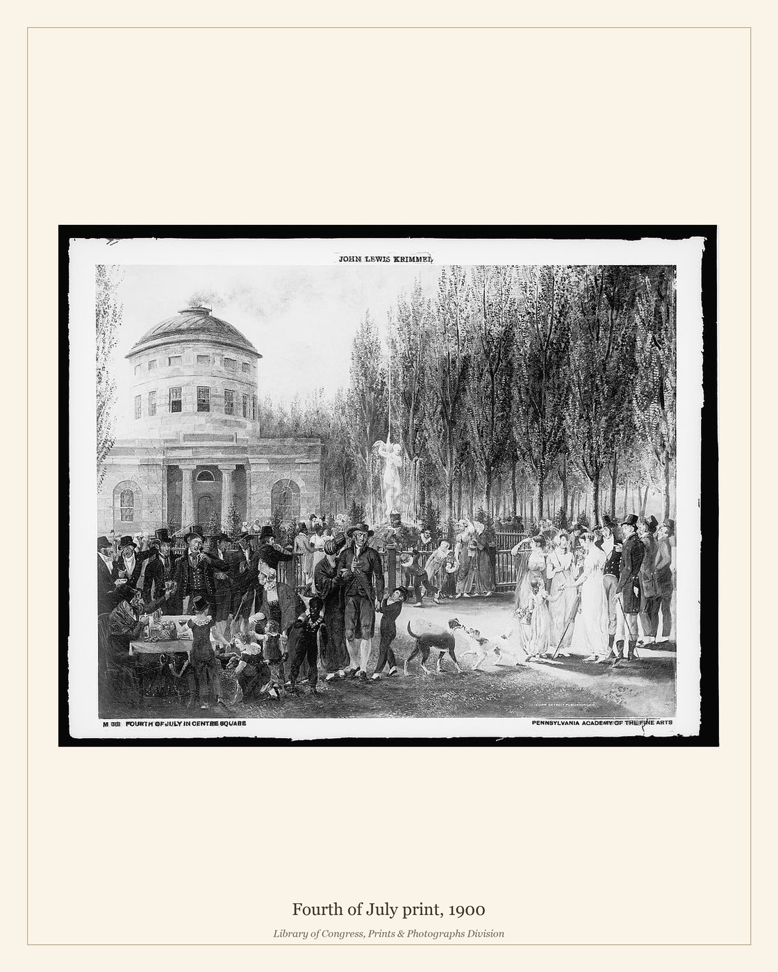 Fourth of July print, 1900 — watermarked preview