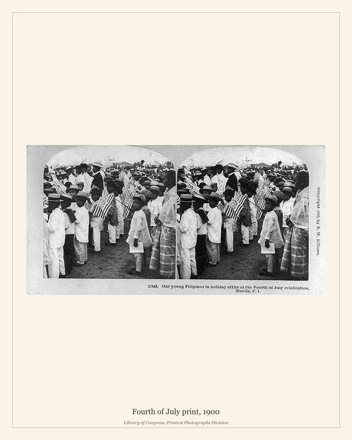 Fourth of July print, 1900 — watermarked preview