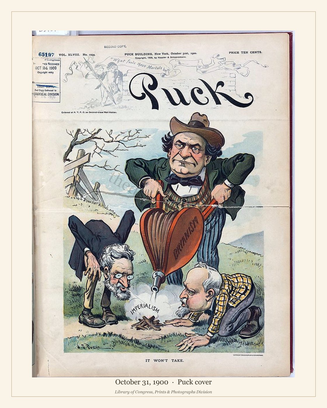 Puck cover — October 31, 1900 — watermarked preview