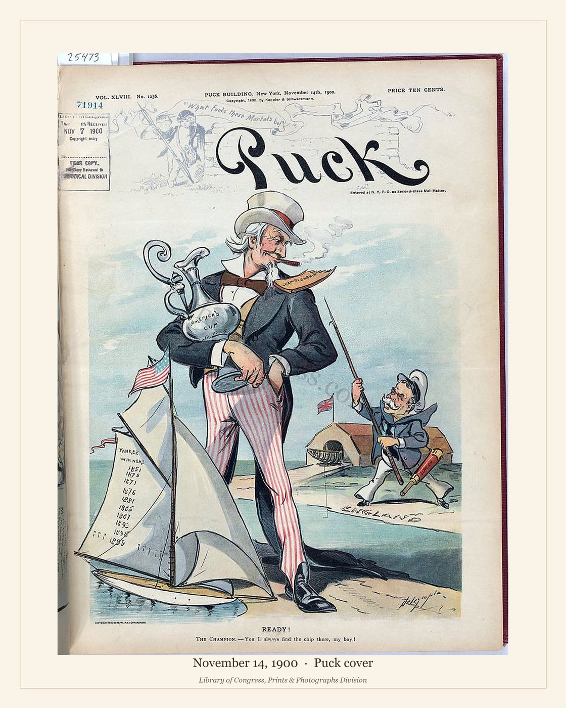 Puck cover — November 14, 1900 — watermarked preview