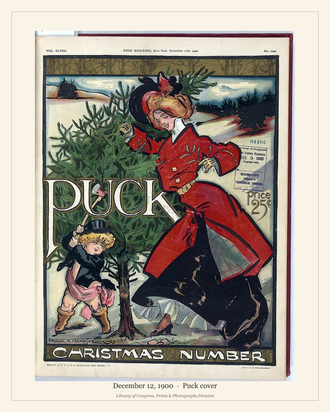 Puck cover — December 12, 1900 — watermarked preview