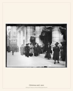 Christmas card, 1900
