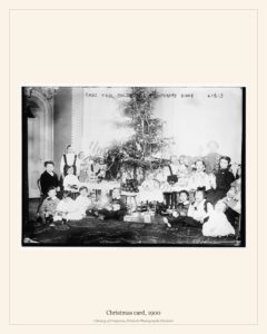 Christmas card, 1900