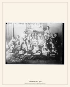 Christmas card, 1900