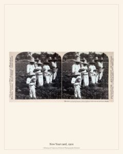New Year card, 1901