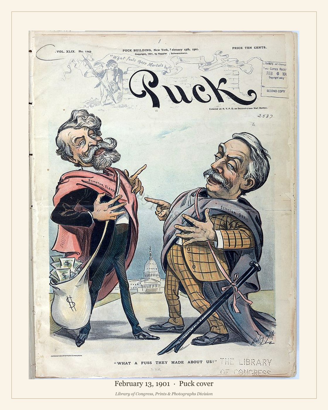 Puck cover — February 13, 1901 — watermarked preview