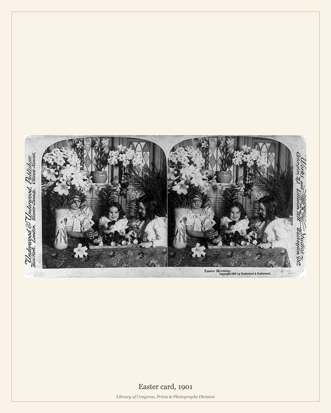 Easter card, 1901 — watermarked preview