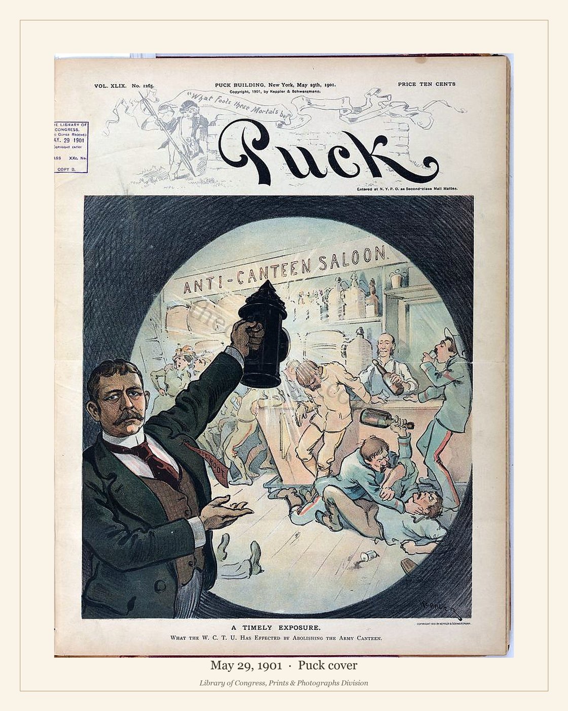 Puck cover — May 29, 1901 — watermarked preview