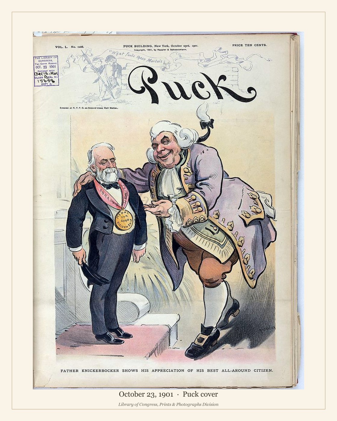 Puck cover — October 23, 1901 — watermarked preview