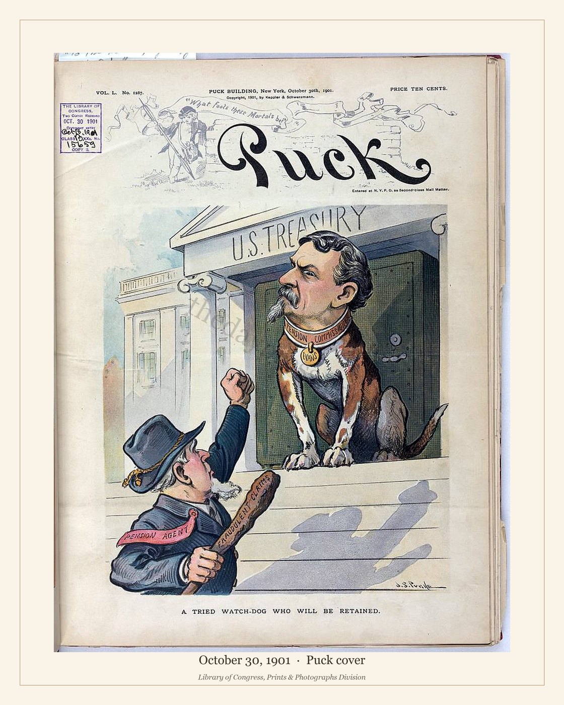 Puck cover — October 30, 1901 — watermarked preview