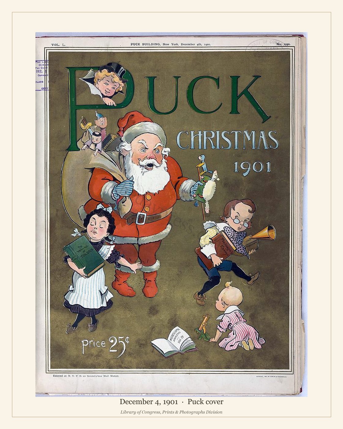Puck cover — December 4, 1901 — watermarked preview
