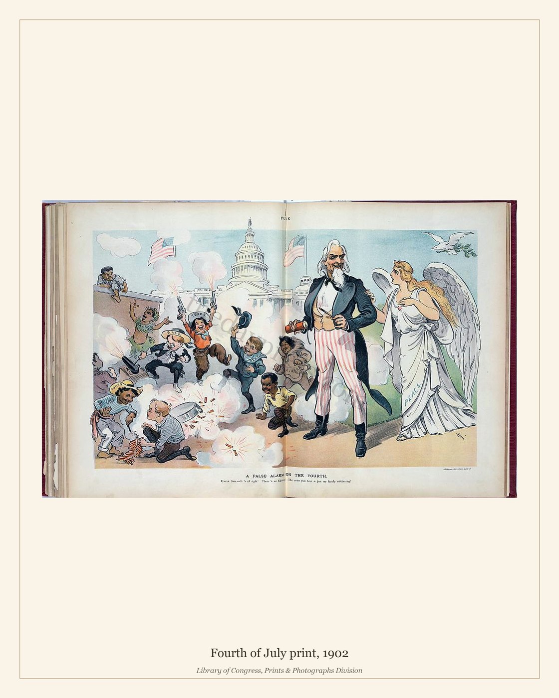 Fourth of July print, 1902 — watermarked preview