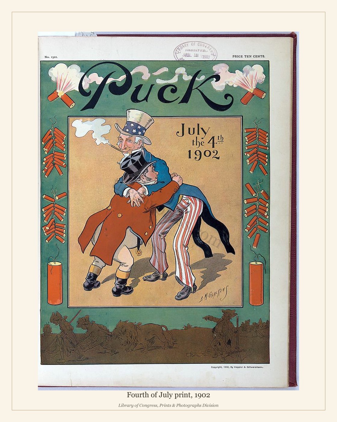 Fourth of July print, 1902 — watermarked preview