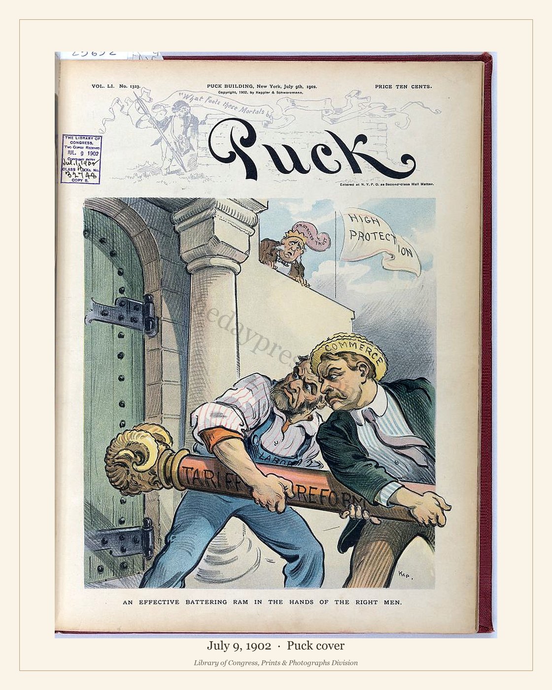 Puck cover — July 9, 1902 — watermarked preview