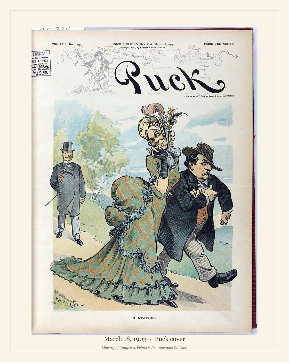 Puck cover — March 18, 1903 — watermarked preview