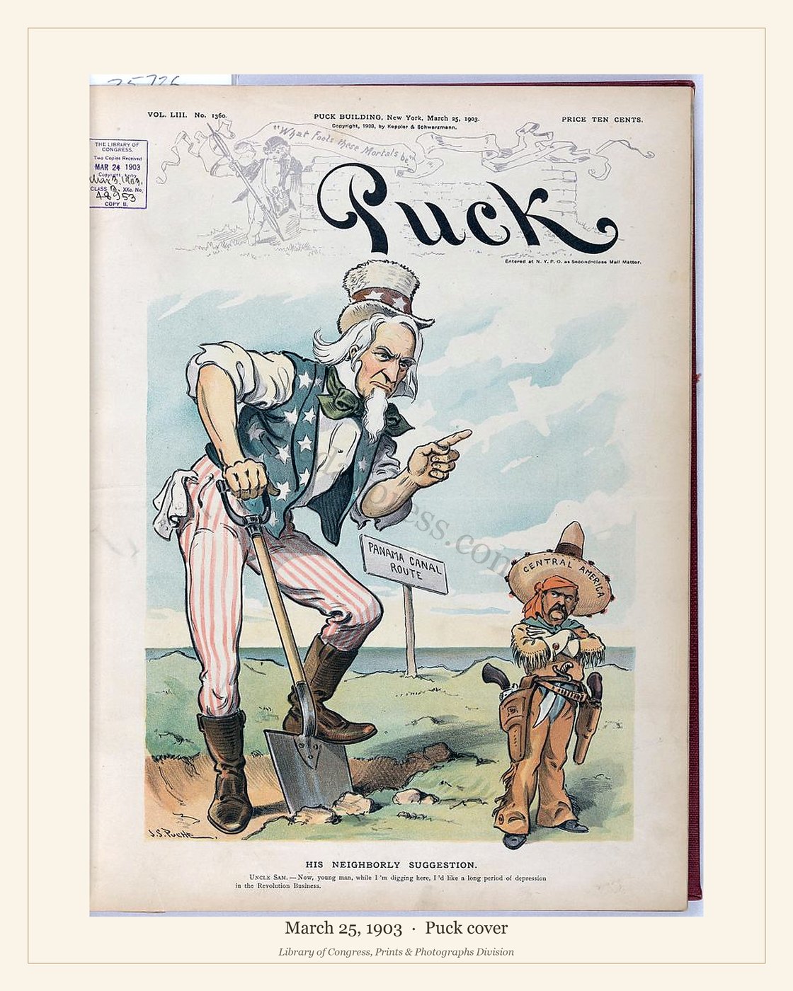 Puck cover — March 25, 1903 — watermarked preview